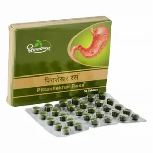Dhootapapeshwar Pittashekhar Rasa, 30 Tablets