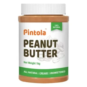 Pintola All Natural Crunchy Peanut Butter, 1 kg * 2